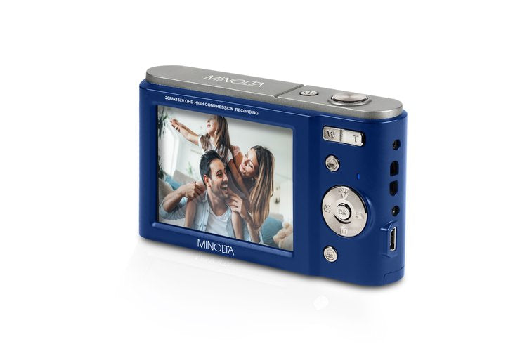 Minolta MND20-BL 44 Megapixel HD Digital Camera (Blue)