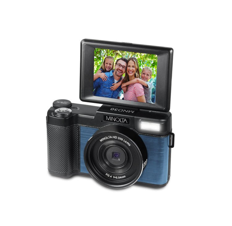 Minolta MND30-BL 30MP Digital Camera (Blue)