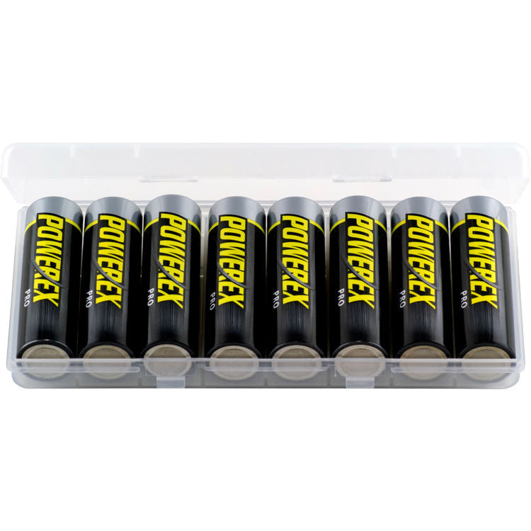 Powerex Pro Rechargeable AA NiMH Batteries [2700mAh, 1.2V] (8-Pack)