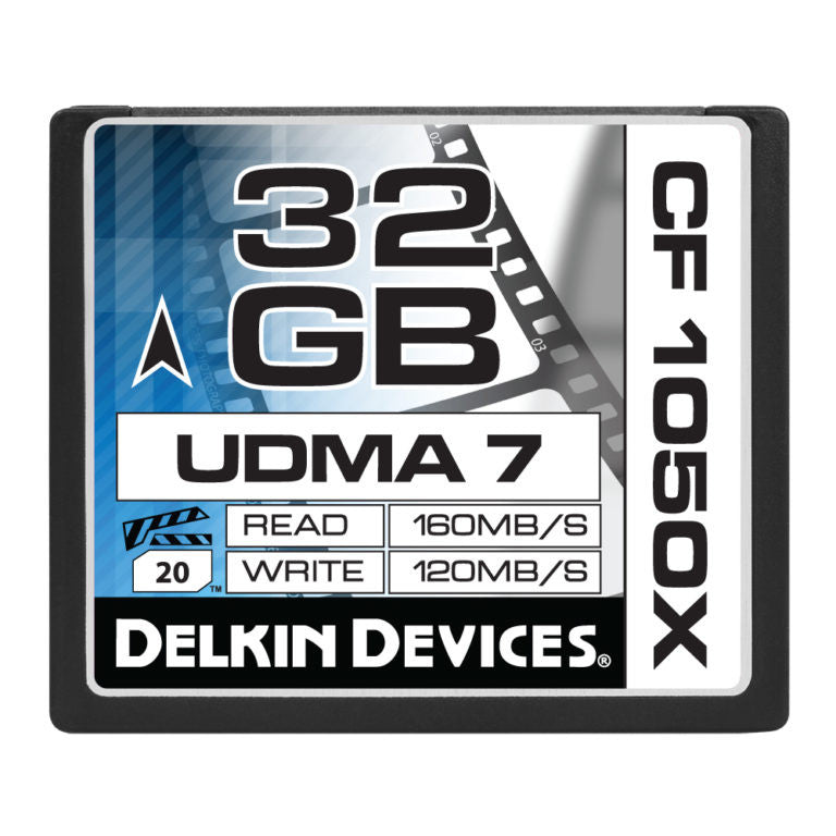 Delkin CF 1050X UDMA 7 Cinema Memory Card [Multiple Capacity Options]