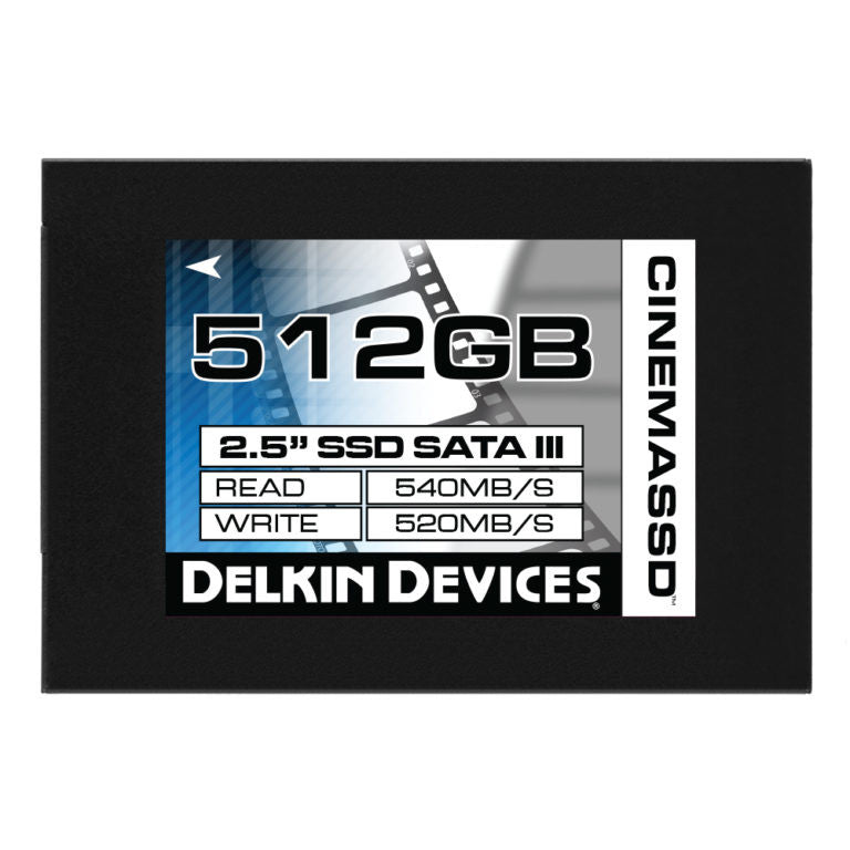 Delkin 2.5″ SATA III Cinema Solid-State Drive (SSD) [Multiple Capacity Options]
