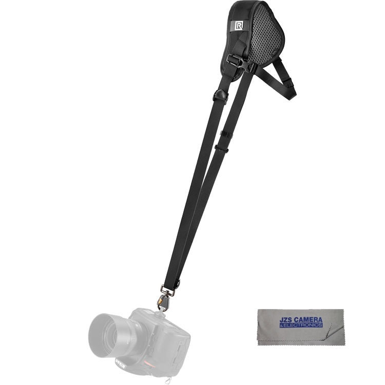 BlackRapid Sport Breathe Camera Strap with JZS CC-20 Microfiber Lens Cloth [2 Versions]