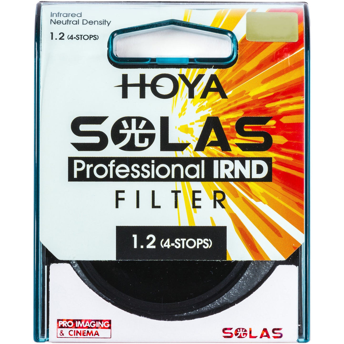 Hoya SOLAS Professional IRND 1.2 Filter [Multiple Size Options]