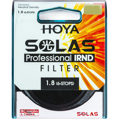Hoya SOLAS Professional IRND 1.8 Filter [Multiple Size Options]