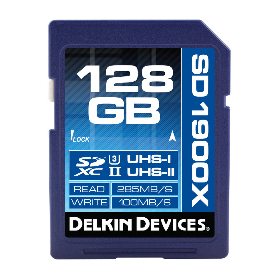 Delkin SDHC 1900X UHS-I/UHS-II (U3) Memory Card [Multiple Capacity Options]