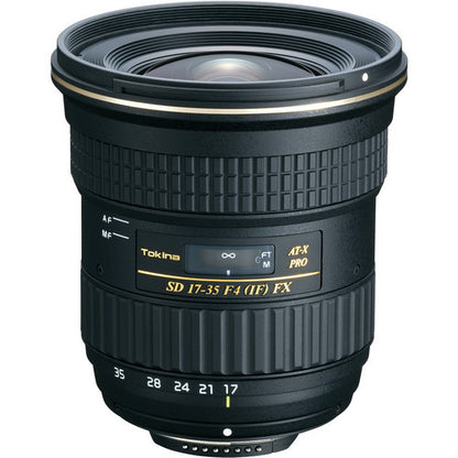 Tokina 17-35mm f4 FX Wide Angle Zoom Lens [Two Mount Options]