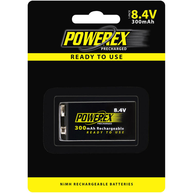 Powerex Precharged Rechargeable 8.4V Battery [300mAh]