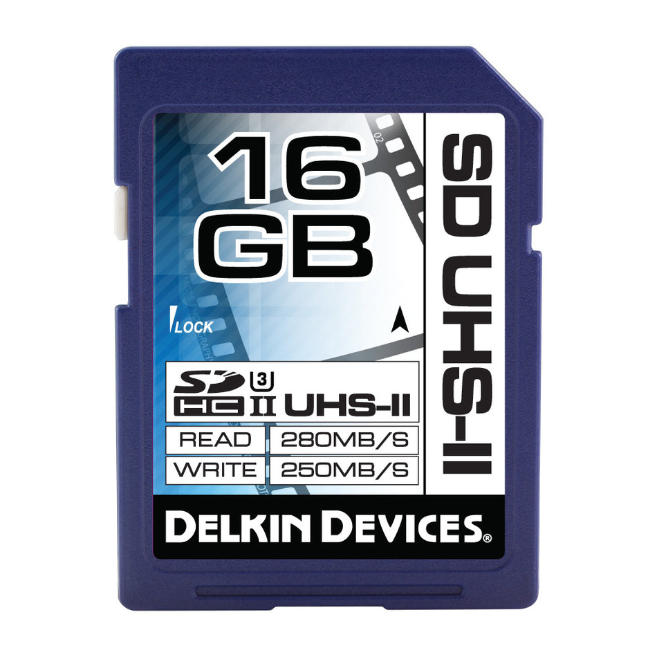 Delkin SDHC UHS-II (U3) Memory Card [Two Capacity Options]