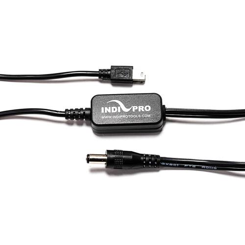 IndiPro Tools 21MUSB 2.1mm Male Power Cable to Mini USB 5V (20", Regulated)