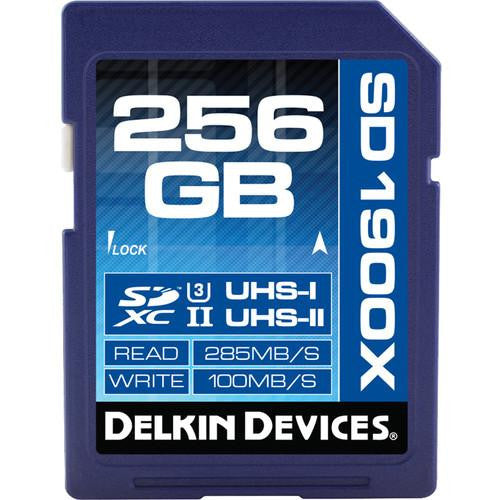 Delkin SDHC 1900X UHS-I/UHS-II (U3) Memory Card [Multiple Capacity Options]