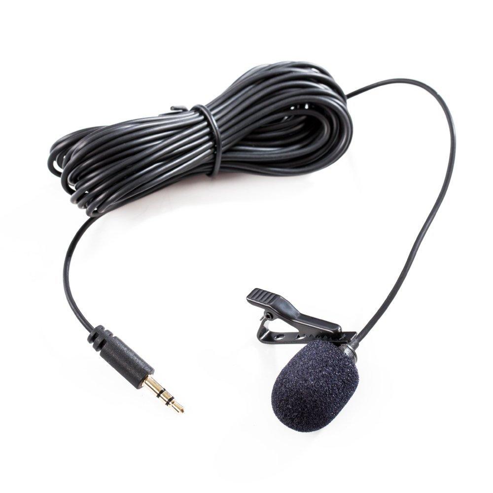 Saramonic SR-XMS2 Broadcast-Quality X/Y Stereo Lavalier Omnidirectional Microphone with 3.5mm TRS Connector for DSLR Cameras, Camcorders, Recorders, Saramonic Devices