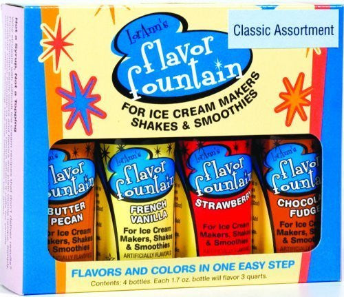 UCO Gear LorAnn's Flavor Fountain Ice Cream Flavoring 4 Pack