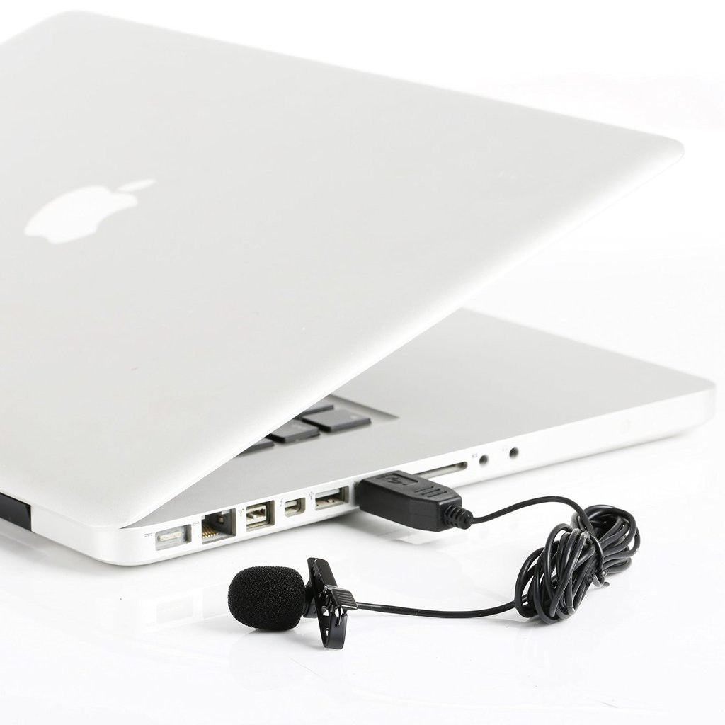 Saramonic SR-ULM5 USB Lavalier Clip-on Computer Microphone for PC & Mac