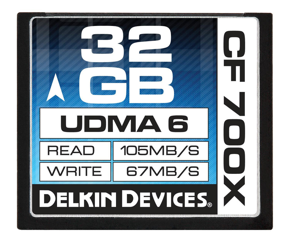 Delkin CF 700X UDMA 6 Memory Card [Multiple Capacity Options]