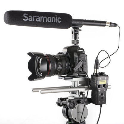 Saramonic SR-SmartRig+ 2-Channel XLR/3.5mm Microphone Audio Mixer with Phantom Power Preamp & Guitar Interface for DSLR Cameras, Camcorders & Smartphones