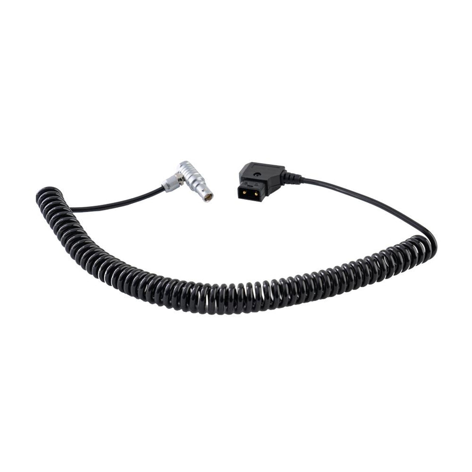 IndiPro Tools CDTRDK Coiled D-Tap to 2-Pin LEMO-Type Power Cable for RED KOMODO (12-36")