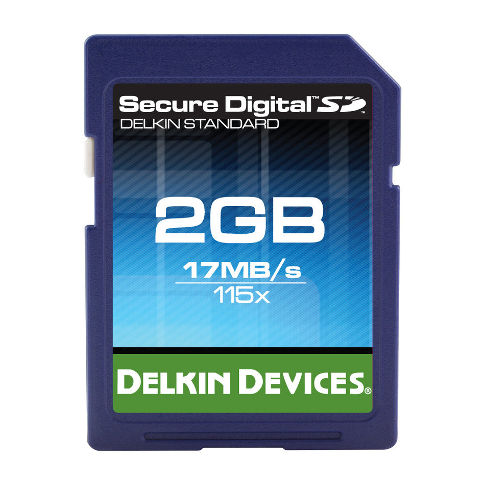 Delkin 2GB SD 115X Memory Card