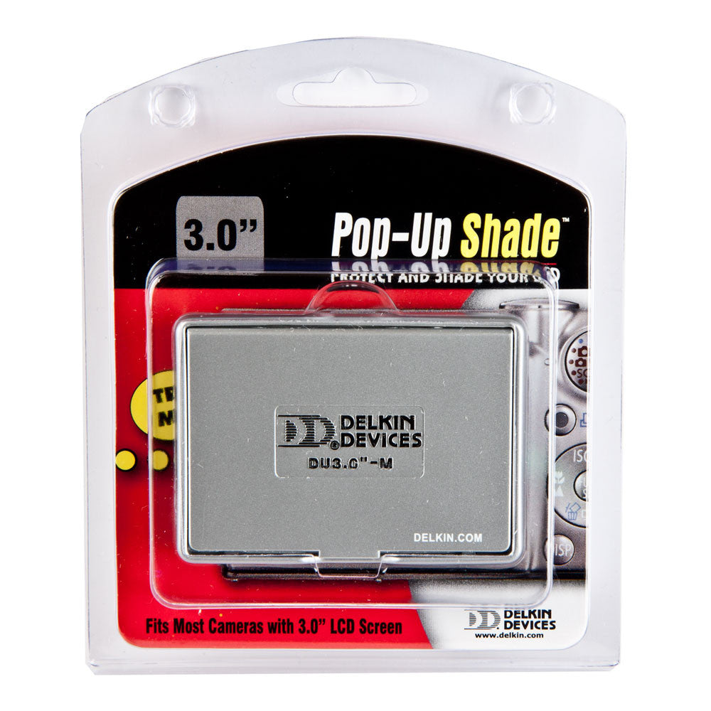 Delkin Universal Pop-Up Shade for 3.0 Inch Diagonal LCD Displays [Two Color Options]