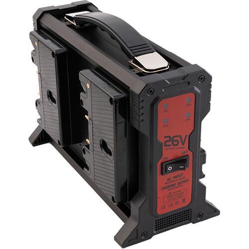 IndiPro Tools Quad 26V Gold Mount Lithium-Ion Battery Charger