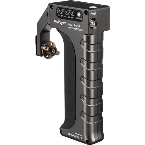 IndiPro Tools IGRIP46KG Universal Power Grip for Blackmagic Pocket Cinema Camera 4K/6K (Grey)