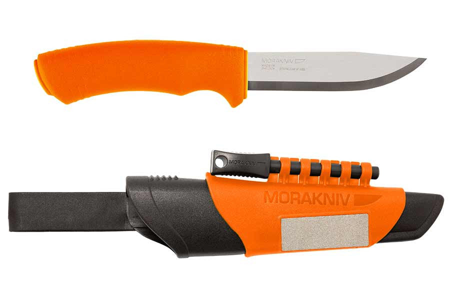 MoraKniv Bushcraft Orange Survival Knife