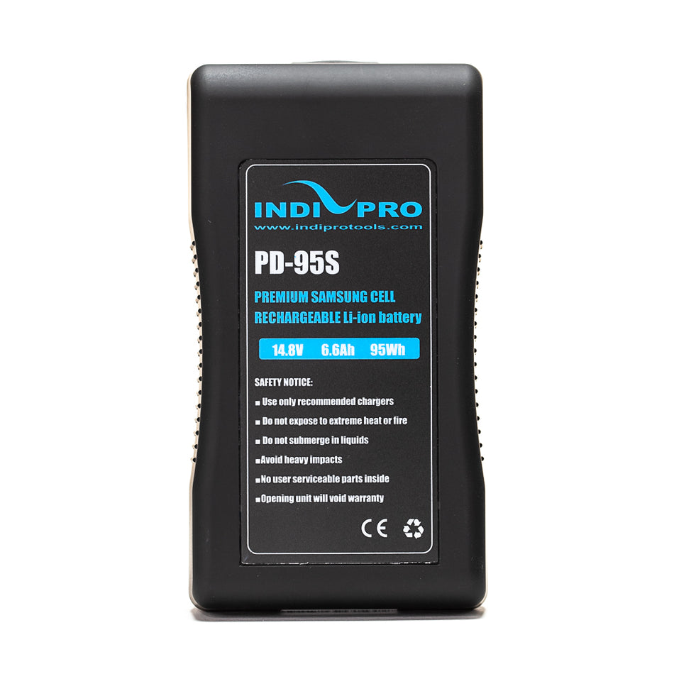 IndiPro Tools PD95S Compact 95Wh V-Mount Li-Ion Battery