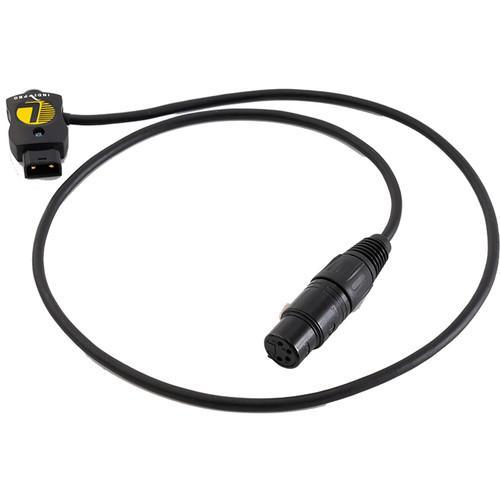 IndiPro Tools SDT4XLR SafeTap Connector Cable to 4-Pin XLR Female Cable (28", Non- Regulated