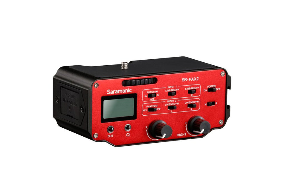 Saramonic SR-PAX2 Universal Audio Adapter for DSLR Cameras
