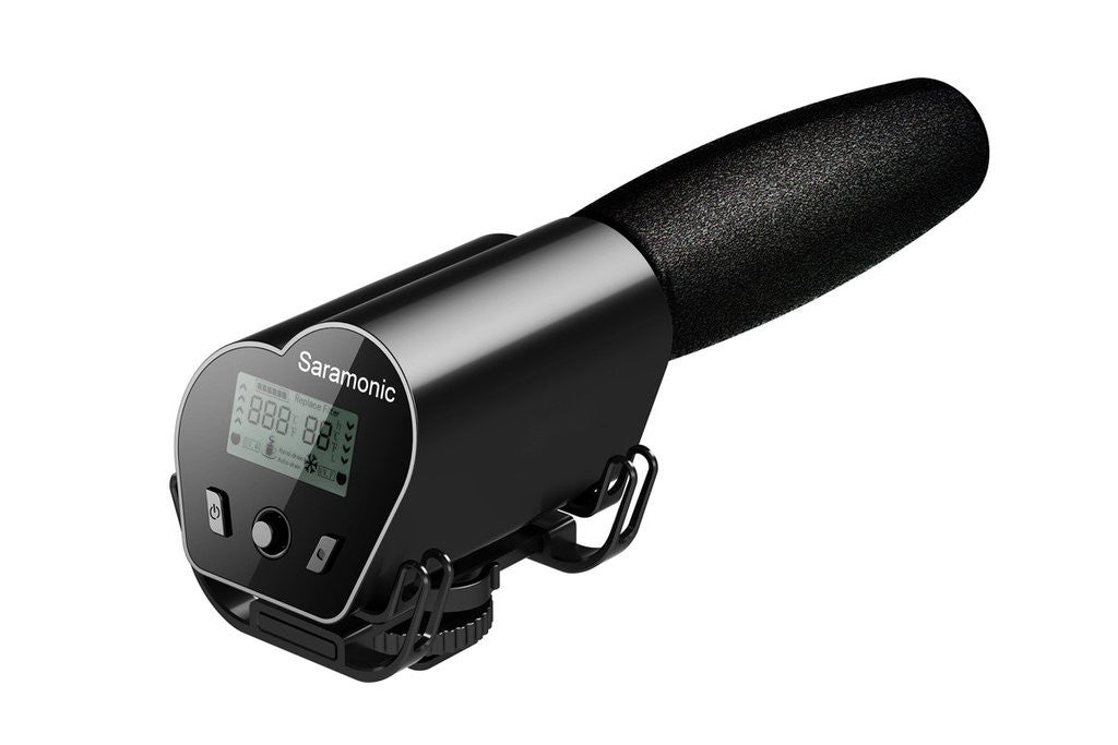 Saramonic SR-Vmic Recorder/Microphone with LCD Monitor for DSLR Cameras and Camcorders