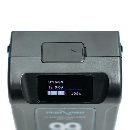 IndiPRO Tools Micro Alpha Series V-Mount 99Wh Battery (Black Color) BLMAV99