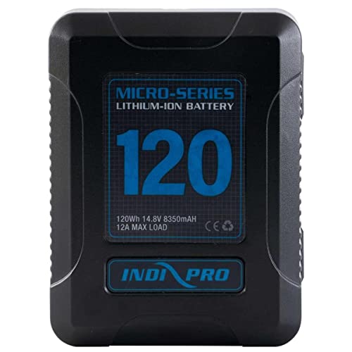 IndiPRO Tools Micro-Series 120Wh V-Mount Li-Ion Battery