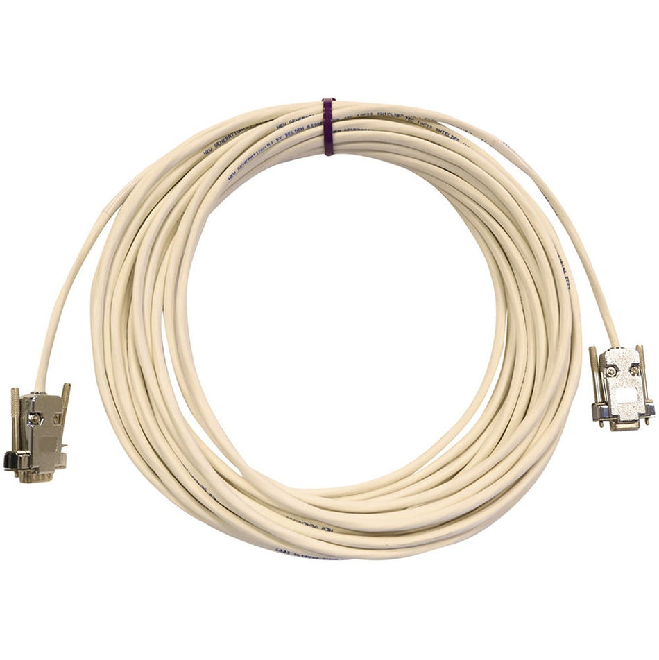 PTZOptics Serial DB9 Male to Female Plenum-Rated Extender Cable (50')