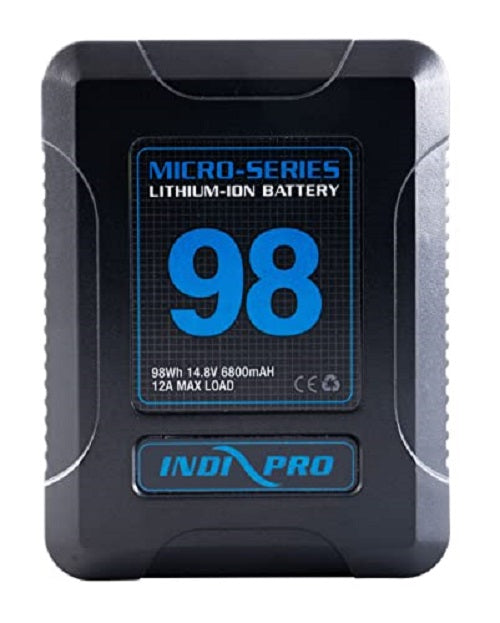 IndiPRO Tools Micro-Series 98Wh V-Mount Li-Ion Battery