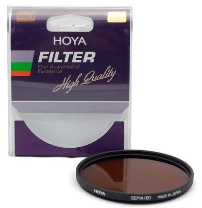 HOYA Sepia B Glass Filter [Multiple Size Options]