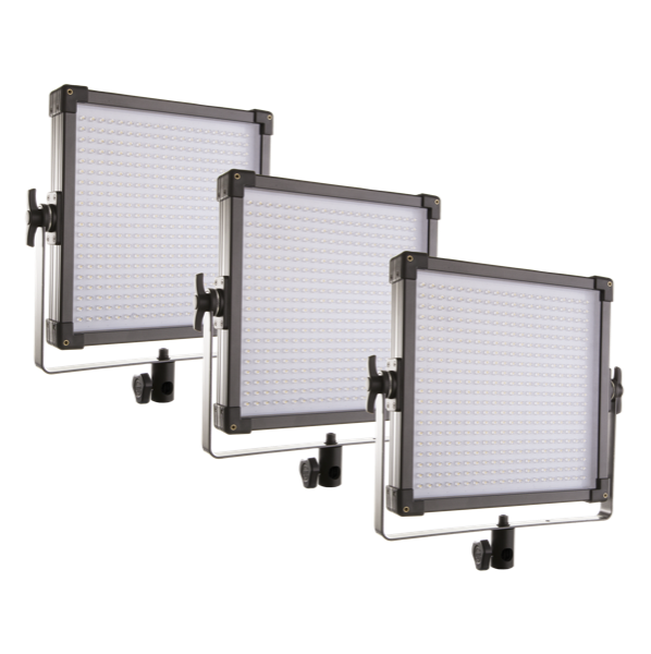F&V K4000 Daylight V-Mount LED Studio Panel | 3-Light Kit
