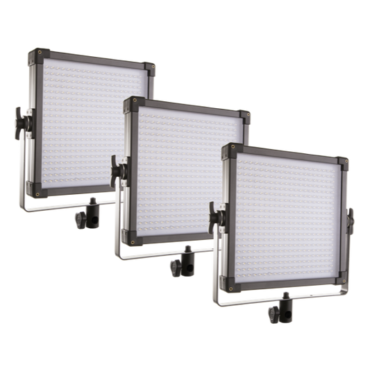 F&V K4000 Daylight V-Mount LED Studio Panel | 3-Light Kit