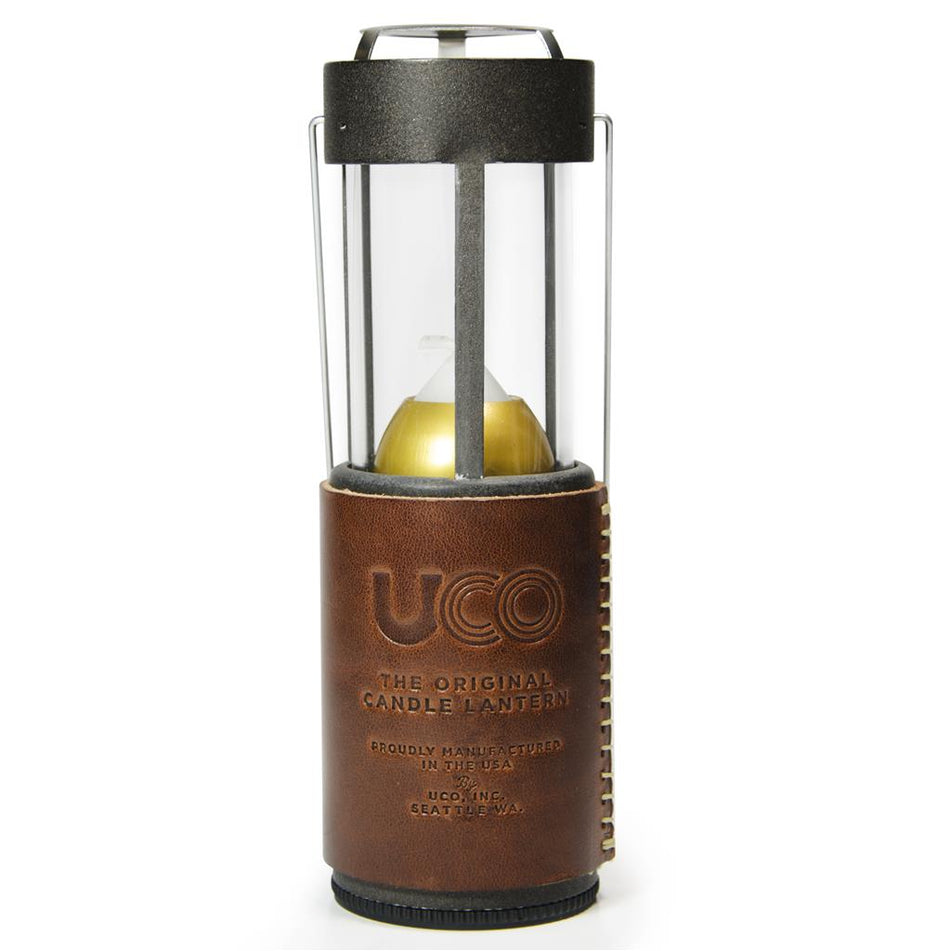 UCO Special Edition Original Candle Lantern, Leather Wrap (16 piece pricing only)