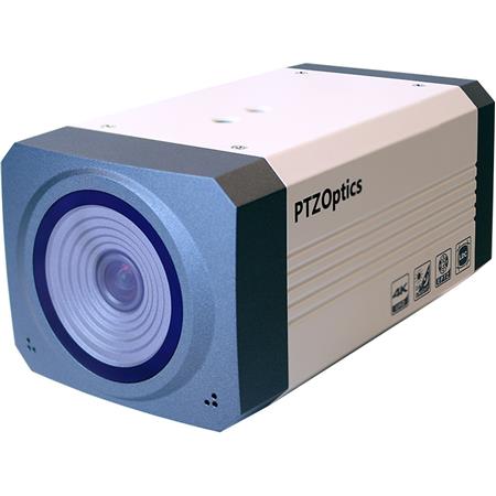 PTZ Optics ePTZ Zcam 8.51 MP Full HD 3G SDI Indoor ePTZ Box Camera with Dual SDI Output, White