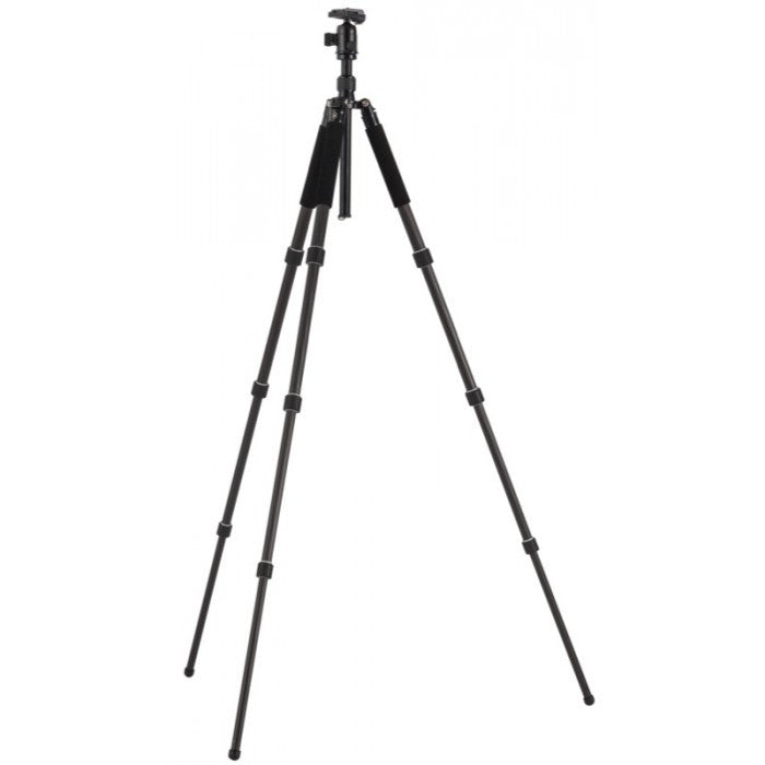 Studio Assets Compact 4-Section Carbon Fiber Photo Tripod with Ball Head