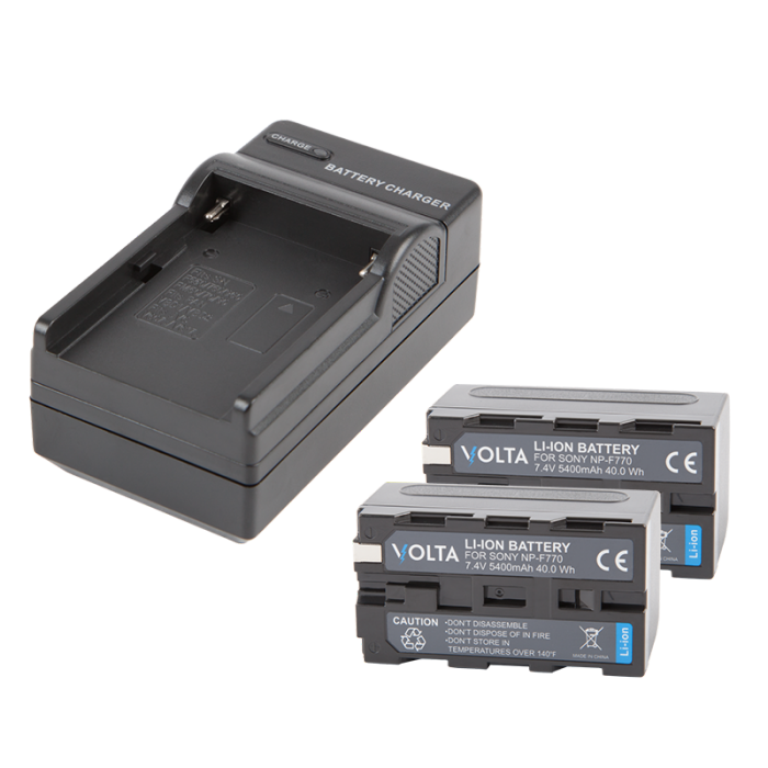 Volta NP-F770 Li-ion Battery and Charger Kit