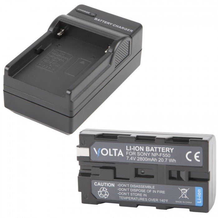 Volta NP-F550 Li-ion Battery and Charger Kit